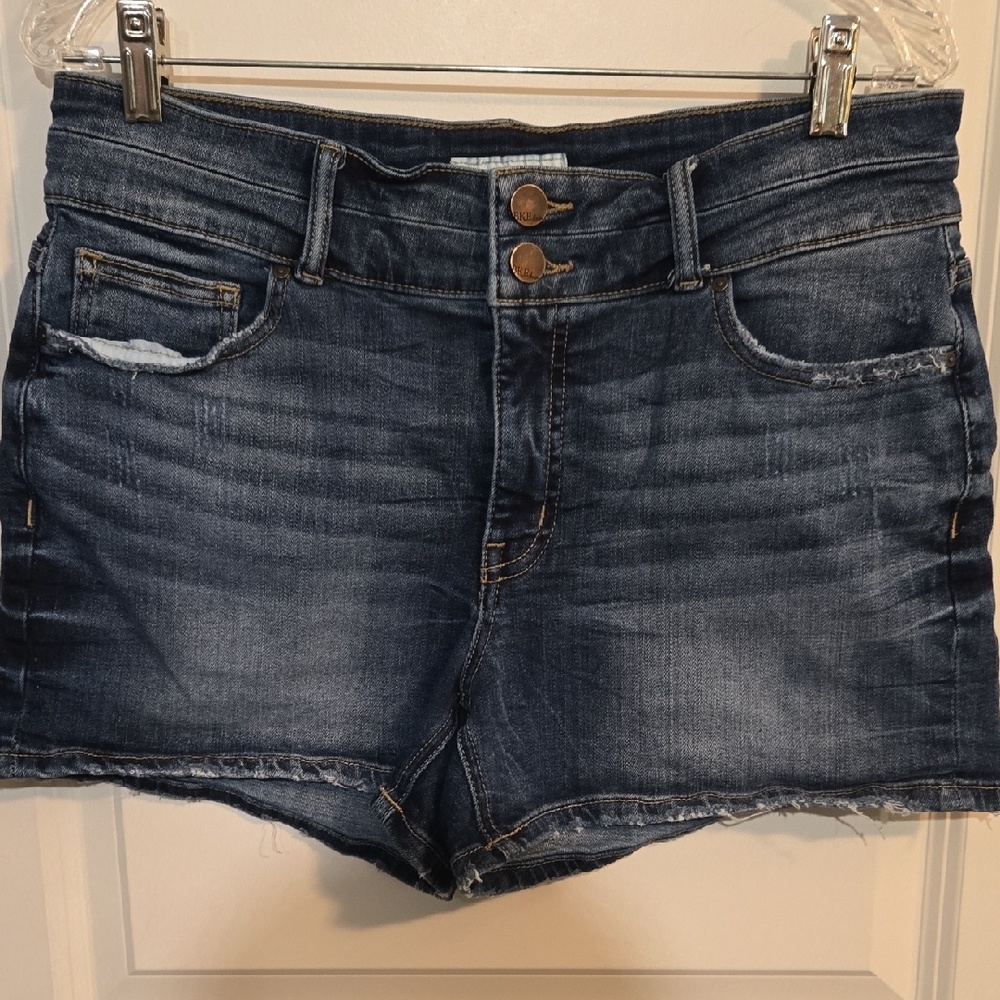 BKE Dark Blue Denim Shorts